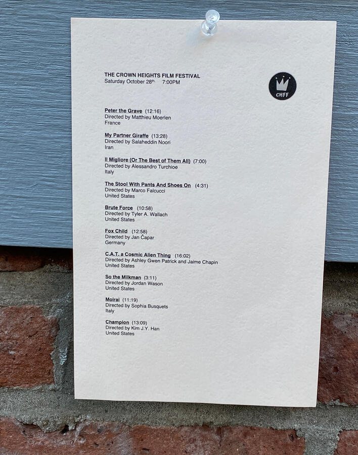 Crown Heights Film Fest 2023 Lineup Crown Heights Film Fest 2023 Lineup